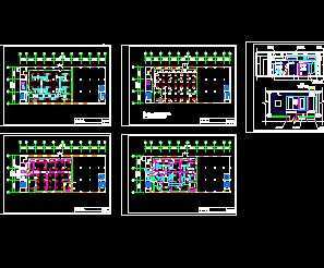 某凈化空調(diào)機(jī)房平面圖免費(fèi)下載 - 暖通圖紙 - 土木工程網(wǎng)